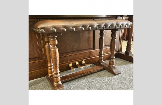 Rippen Dark Oak Wood Largo Upright Piano, Used - All Inclusive Premium Package (SN:130345) - Image 16